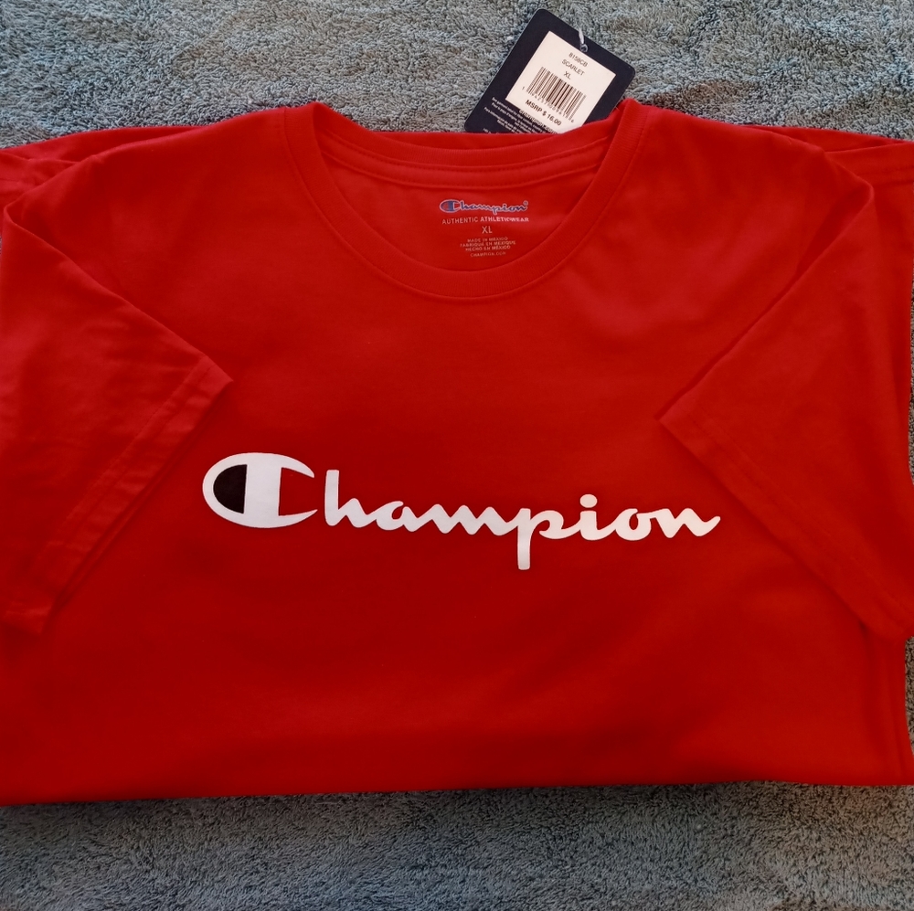 Boys xl red champion T shirt